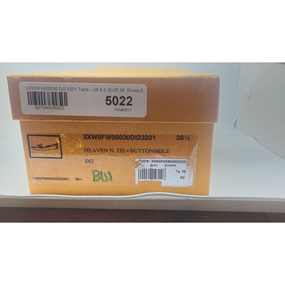 Tods Black Suede Gommino Driving Loafers With Rubber Pebble Sole - Picture 7 of 8